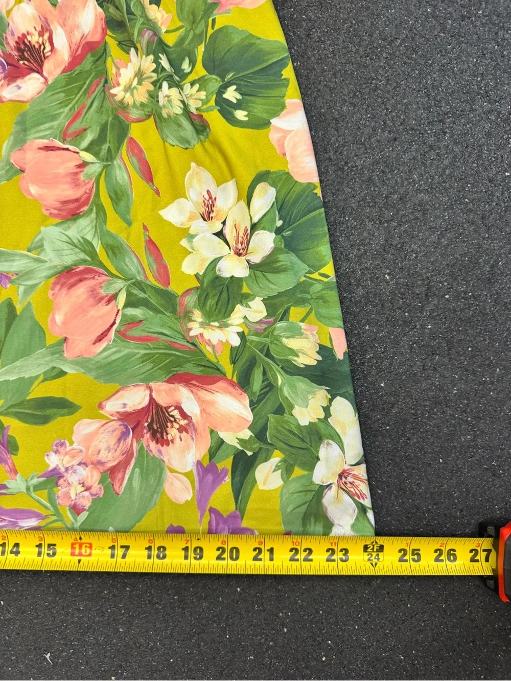 Express Floral Halter Neck Tank Top - Green Pink Floral Floral Lined - Picture 3 of 11